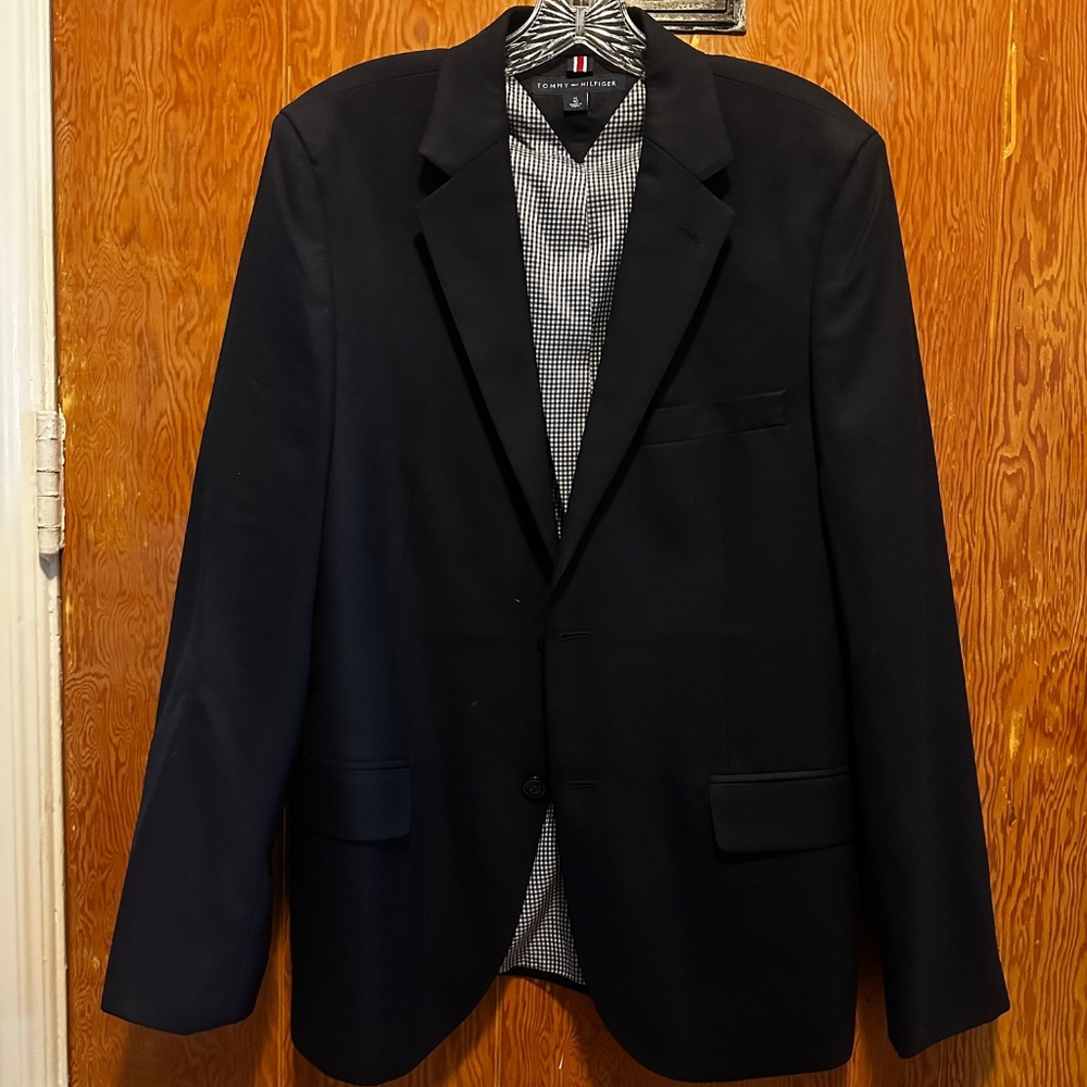 Tommy Hilfiger Special Edition Navy Blazer - classic wool